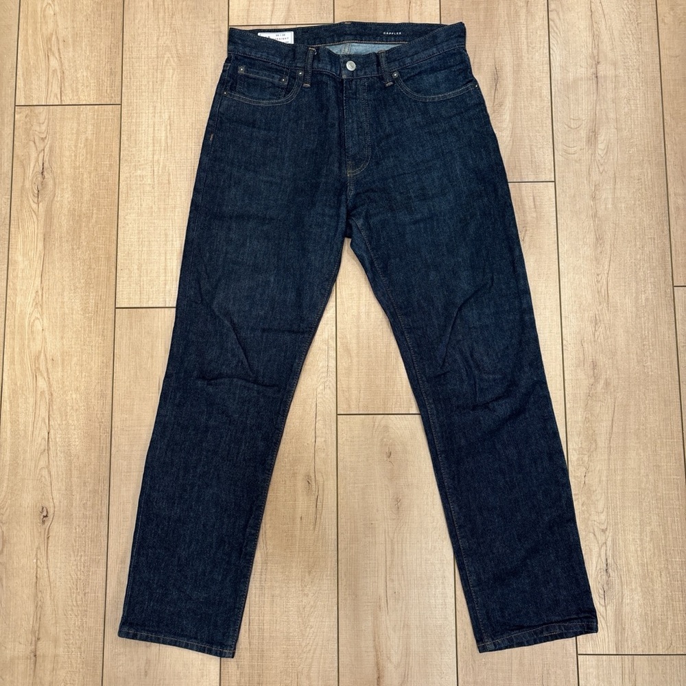 GAP Men's Dark Blue Straight Jeans